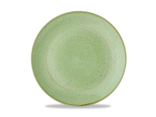 Churchill Stonecast Coupebord plat - Ø260mm - Sage Green