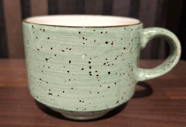 Koffiekop Rustic 20 cl stp Rustic lichtgroen