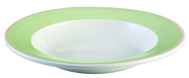 Bord diep Cosmo groen 180mm