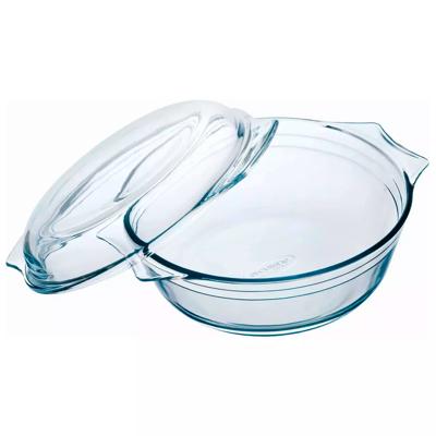 Ovenschaal met deksel - 270x230x100mm - 3Ltr - Transparant