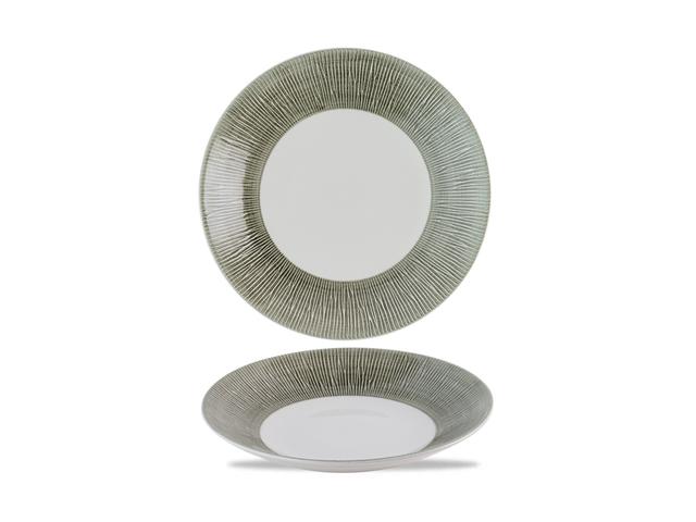 Churchill Bamboo Spinwash Coupebord diep met brede rand - Ø255mm - Alpine