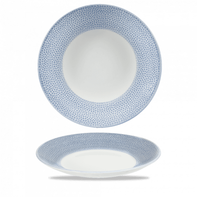 Churchill Isla Spinwash Coupebord diep laag - Ø281mm - H 37mm - Ocean Blue