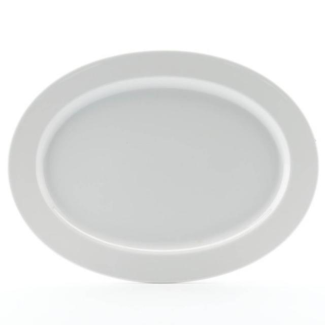 Serveerschotel ov XL wit 350mm