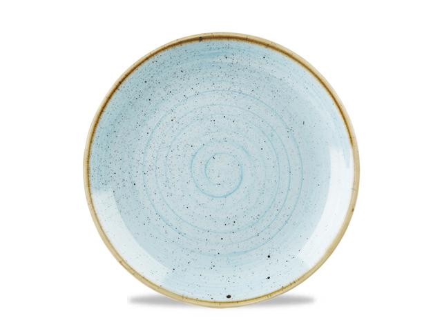Churchill Stonecast Coupebord plat - Ø232mm - Duck Egg Blue