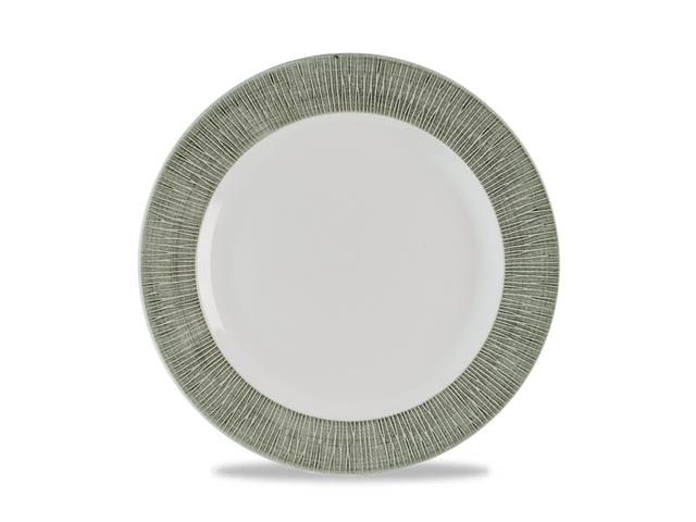 Churchill Bamboo Spinwash Bord plat met rand - Ø261mm - Alpine