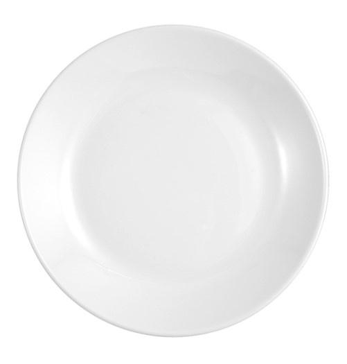 Bord Brasserie wit 255mm