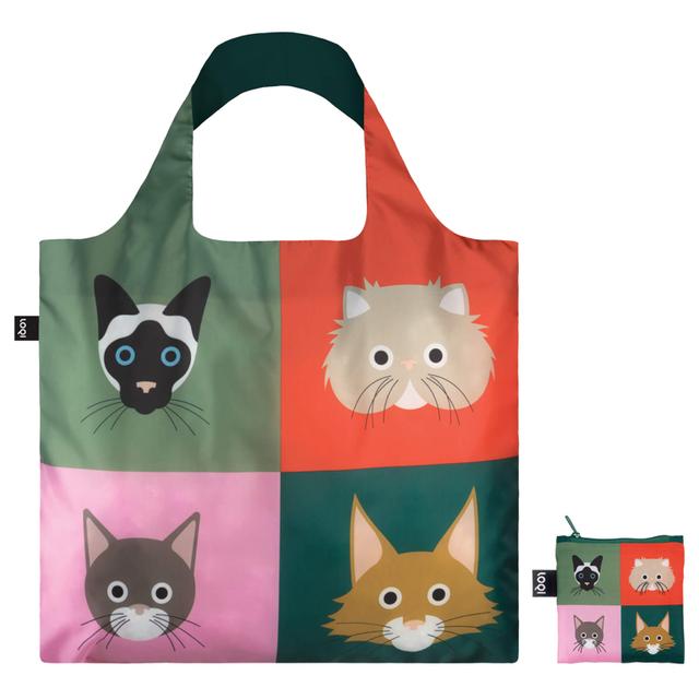 LOQI Bag Large - Cats gerecycled