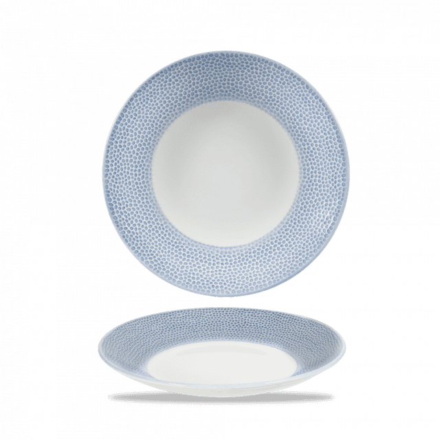 Churchill Isla Spinwash Coupebord diep laag - Ø255mm - H 35mm - Ocean Blue