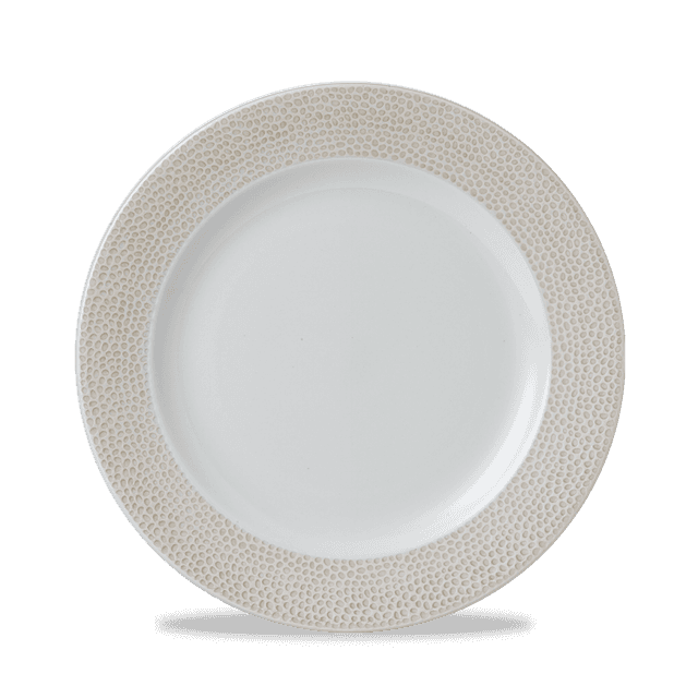 Churchill Isla Spinwash Bord plat met rand - Ø276mm - Coastal Sand