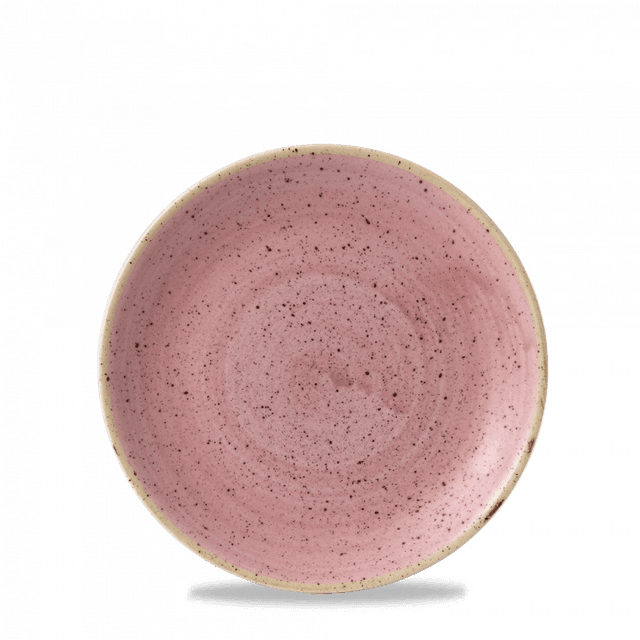 Churchill Stonecast Coupebord plat - Ø165mm - Petal Pink