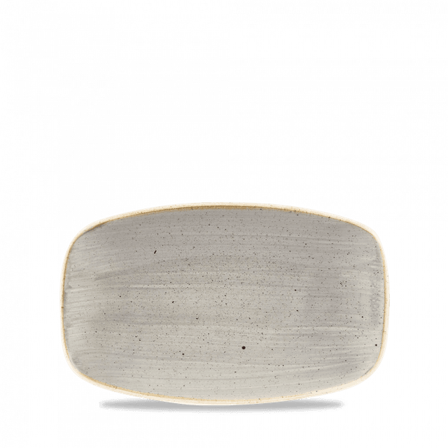 Churchill Stonecast Bord plat langwerpig - 200x121mm - Peppercorn Grey