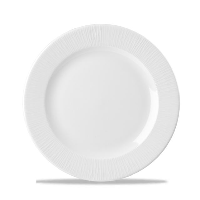 Churchill Bamboo Spinwash Bord op voet - Ø261mm - White