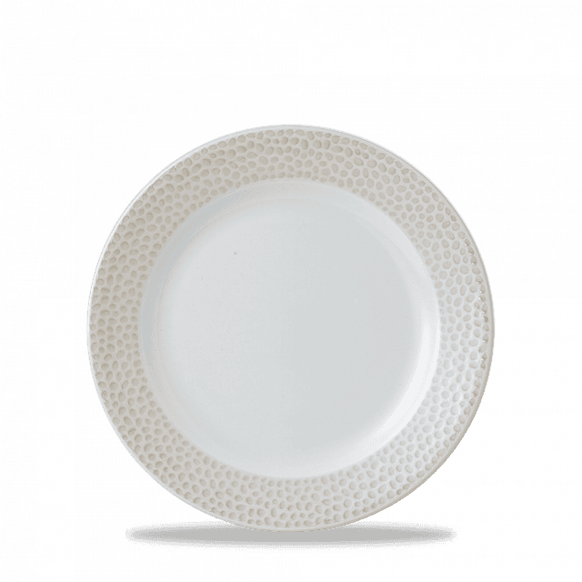 Churchill Isla Spinwash Bord plat met rand - Ø210mm - Coastal Sand