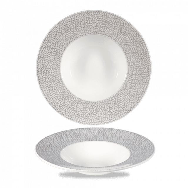 Churchill Isla Spinwash Bord diep met brede rand - Ø240mm - 0.284Ltr - Shale Grey