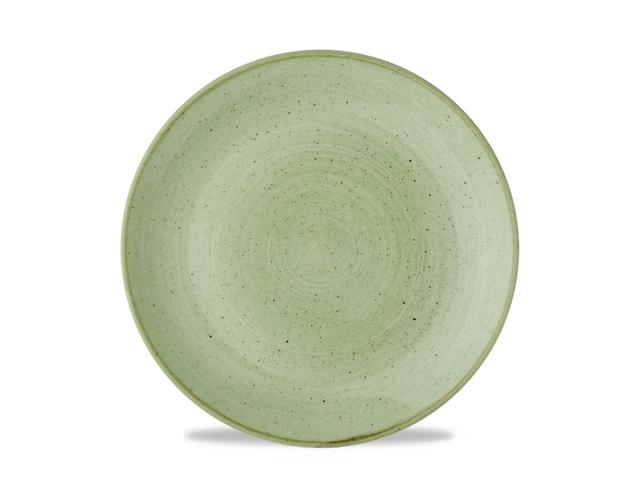 Churchill Stonecast Coupebord plat - Ø232mm - Sage Green