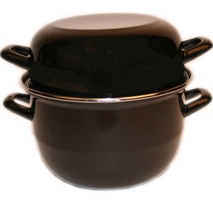 Mosselpan met deksel