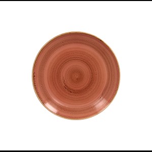 Coupebord plat Twirl Coral Ø210mm
