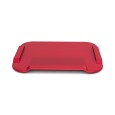 Plateau voor smeren en snijden rood Melamine 220x170mm