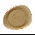 Bord plat organic Spot Garnet 280x226x22mm