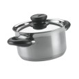 Kookpan met koudegreep met deksel 160mm