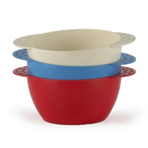 Schaal rond blauw 100% plantaardig 450cc