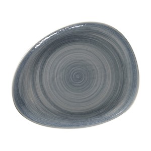 Bord plat organic Spot Jade 280x226x22mm