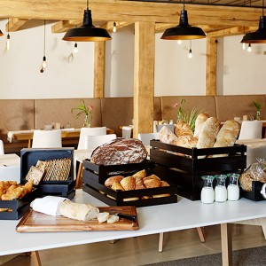 Presentatiekrat GN 1/2 "Superbox" zwart