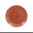 Coupebord plat Twirl Coral Ø240mm