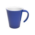 Koffiebeker met groot oor Blauw/wit  PBT 300cc
