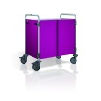 Serveerwagen gesloten 2 bladen braam SW 8x5-2