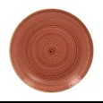 Coupebord plat Twirl Coral Ø290mm
