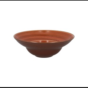 Bord extra diep rond Twirl Coral Ø260mm