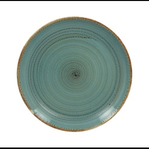 Coupebord plat Twirl Lagoon Ø280mm