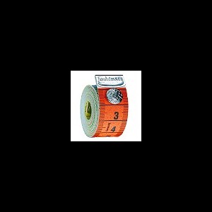 Centimeterband met drukknop