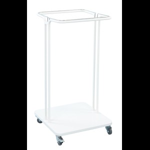 Afvalzakhouder verrijdbaar wit 120L
