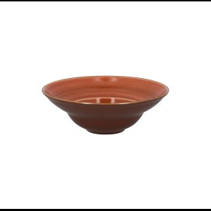 Bord extra diep rond Twirl Coral Ø230mm