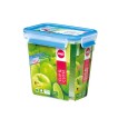 Vershouddoos Clip&Close transparant/blauw 1,60L