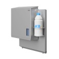 Desinfectie afvalbak unit RVS met handdoekdispenser en flaconhouder
