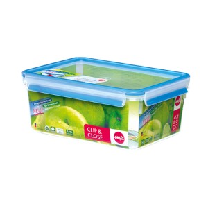 Vershouddoos Clip&Close transparant/blauw 3,70L