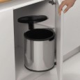 Afvalbak Built In Brilliant steel
