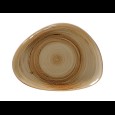 Bord plat organic Spot Garnet 326x250x25mm
