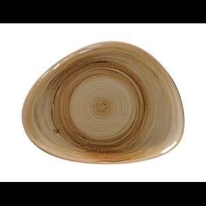 Bord plat organic Spot Garnet 326x250x25mm