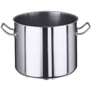 Kookpan zonder deksel halfhoog 18/10 240mm - 9,00L