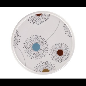 Bord plat coupe Ease Spring White Ø317mm