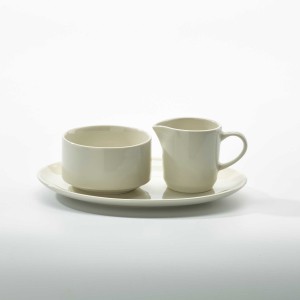 Serveerschotel ovaal Coupe Allure off white 230mm