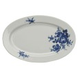 Serveerschotel ovaal XL wit Fleuri 250mm