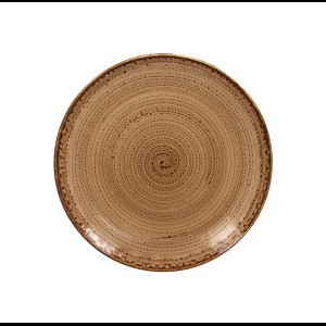 Coupebord plat Twirl Shell Ø240mm