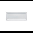 Bord plat rechthoekig Charm Plus Polaris White 291x121x19mm