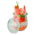 Weckpotjes met deksels glas 220cc