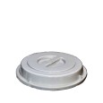 Bordendeksel rond 160C grijs 250mm